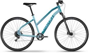Rower Ghost Square Cross Essential Mid City 28" - Niebieski Szary