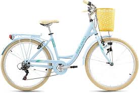 Rower Damski KS Cycling 26" Cantaloupe Niebieski z Koszem