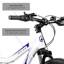 Rower Górski Galano GX-26 26" Hardtail MTB (Biały/Fioletowy)
