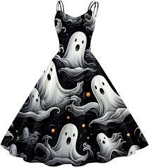 Damski Kostium Halloween: Sukienka Koktajlowa i Balowa