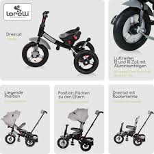 Lorelli Rower Trójkołowy Jaguar z Pchaczem dla Dzieci od 1 Roku