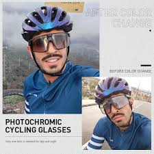 KAPVOE Fotochromowe Okulary Rowerowe Unisex