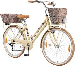 Rower Miejski BIKESTAR 26" Aluminiowy z Ramą 16" - 7 Biegów
